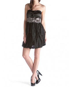 bandeaukleid Kurzes Abendkleid